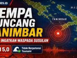 Gempa Guncang Tanimbar, BMKG Ingatkan Warga Waspada Susulan