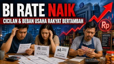 BI Rate Naik, Cicilan Rakyat dan Kredit Usaha Terancam Berat