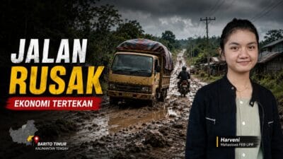 Jalan Rusak di Barito Timur Menekan Ekonomi Rakyat