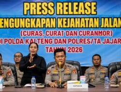Waspada Kejahatan Jalanan, Polda Kalteng Ringkus 233 Tersangka