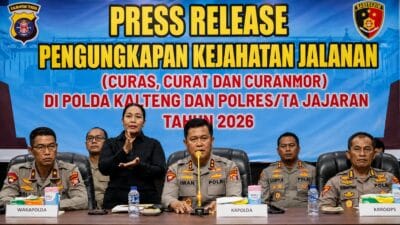 Waspada Kejahatan Jalanan, Polda Kalteng Ringkus 233 Tersangka