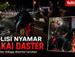 Nyamar Pakai Daster Polisi Gagalkan Aksi Balap Liar