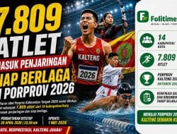 Menuju Porprov 2026, Ribuan Atlet Kalteng Masuk Tahap Penjaringan