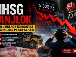 IHSG Anjlok, Isu Ekspor Komoditas Guncang Pasar Saham