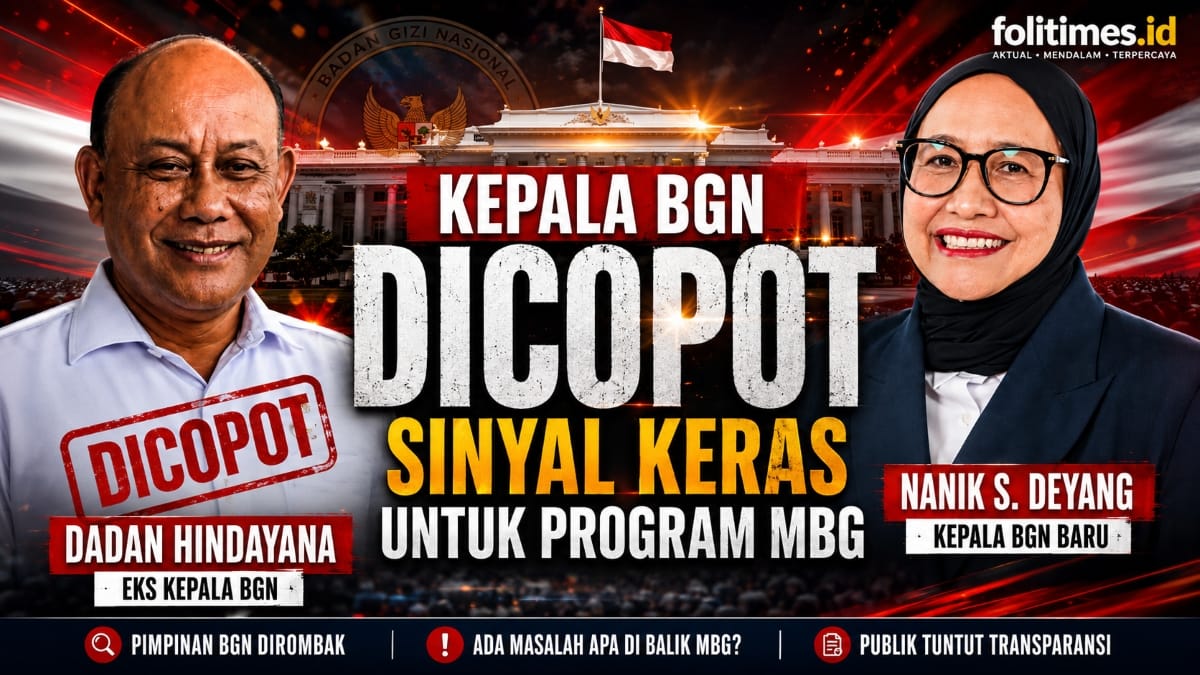 Dadan Hindayana dicopot dari jabatan Kepala Badan Gizi Nasional dan digantikan Nanik S. Deyang. Pergantian pimpinan BGN menjadi sorotan di tengah evaluasi pelaksanaan program Makan Bergizi Gratis.