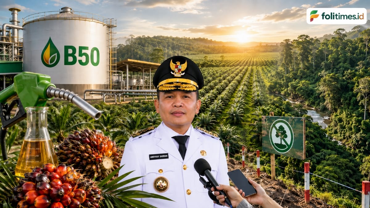 Ilustrasi Gubernur Kalimantan Tengah Agustiar Sabran terkait dukungan terhadap program biodiesel B50.