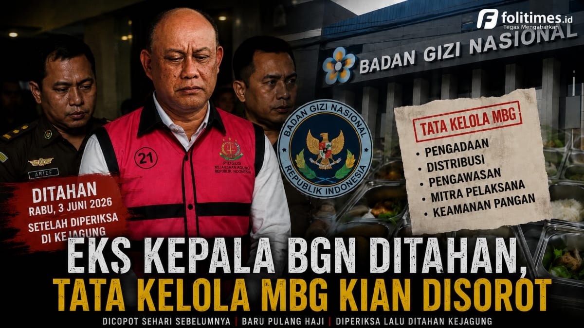 Eks Kepala BGN Ditahan, Tata Kelola MBG Kian Disorot