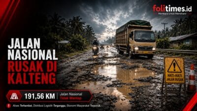 Kalteng Puncaki Jalan Rusak, Warga Menanggung Dampak