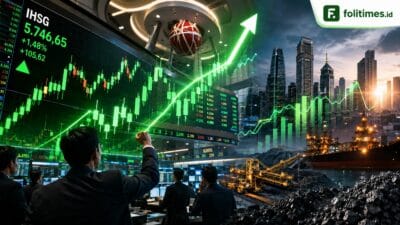 IHSG Melonjak, Saham Bank dan Komoditas Bergejolak
