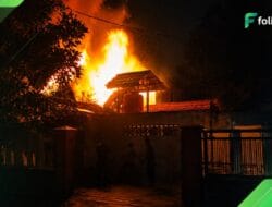 Rumah Lama Tak Dihuni Rumah ASN Hangus Terbakar