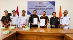 Bawaslu Gunung Mas dan SAPMA PP Gunung Mas teken MoU pengawasan partisipatif pemilih pemula