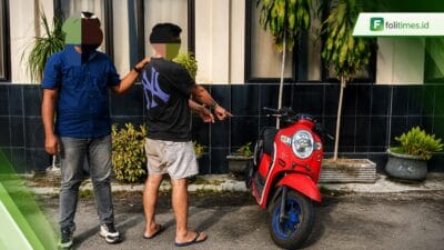 Nekad Curi Motor di Masjid Seorang Pria  Diringkus Polisi