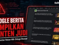 Media Center Rokan Hilir Diduga Disusupi Konten Judol