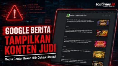 Media Center Rokan Hilir Diduga Disusupi Konten Judol