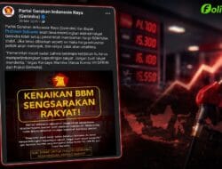 Pertamax Naik, Postingan Lama Gerindra Disorot