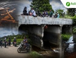 Kerangka Mirip Manusia Ditemukan di Bawah Jembatan Sampit