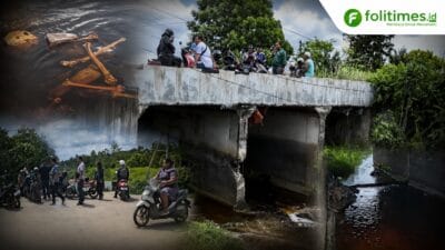 Kerangka Mirip Manusia Ditemukan di Bawah Jembatan Sampit