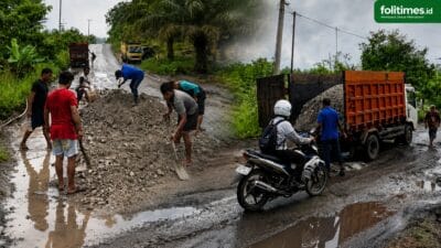 Warga Tambal Jalan Sendiri, Jatah Inpres Kalteng Dipertanyakan
