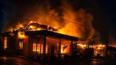 Kantor Agrinas Labura Dibakar Usai Warga Tewas