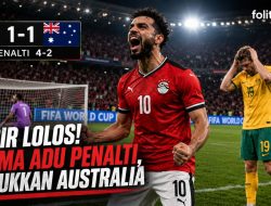 Mesir Singkirkan Australia Lewat Adu Penalti