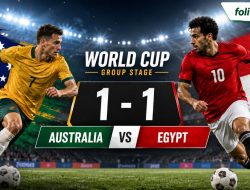 Australia Selamat dari Tekanan Mesir