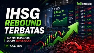 IHSG Rebound Terbatas, Saham Big Caps Menahan Pasar