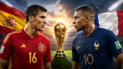 Pemain Spanyol dan Prancis bersiap menjalani semifinal Piala Dunia 2026 dalam duel yang diprediksi berlangsung ketat dan sarat adu taktik.