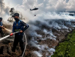 Karhutla Gambut Tumbang Nusa Belum Padam Meski Water Bombing Dikerahkan