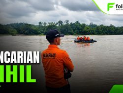 Dua Polisi Hilang di Sungai Katingan Belum Ditemukan