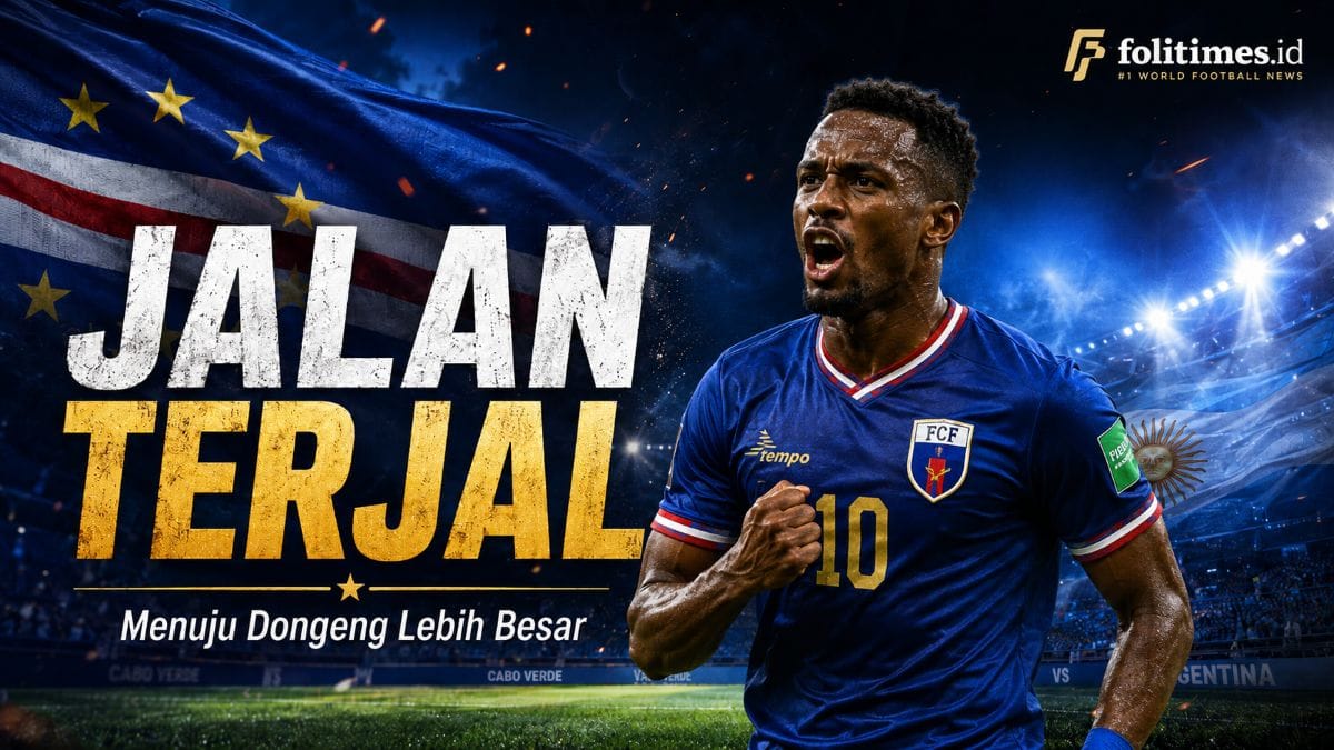 lustrasi pemain Tanjung Verde dalam perjalanan terjal menuju dongeng lebih besar di Piala Dunia 2026, setelah mencuri perhatian dan bersiap menghadapi Argentina