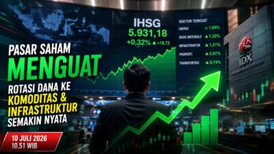 Ada Apa di Balik Penguatan IHSG? Rotasi Dana ke Komoditas Makin Terlihat